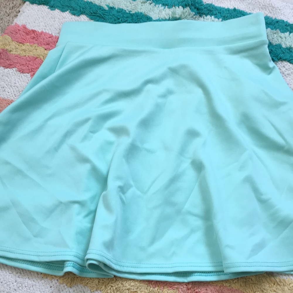 Mint skater skirt